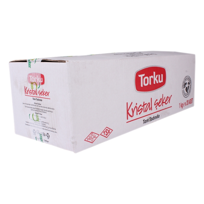 TORKU PAKET TOZ ŞEKER 1KG - 20'Lİ KOLİ - Sinamega.com